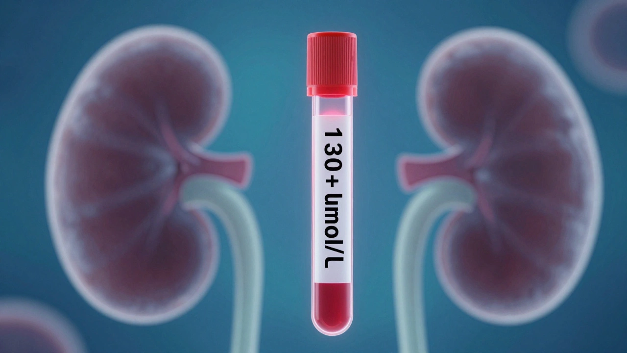 Какой показатель в анализе крови говорит о почечной недостаточности?