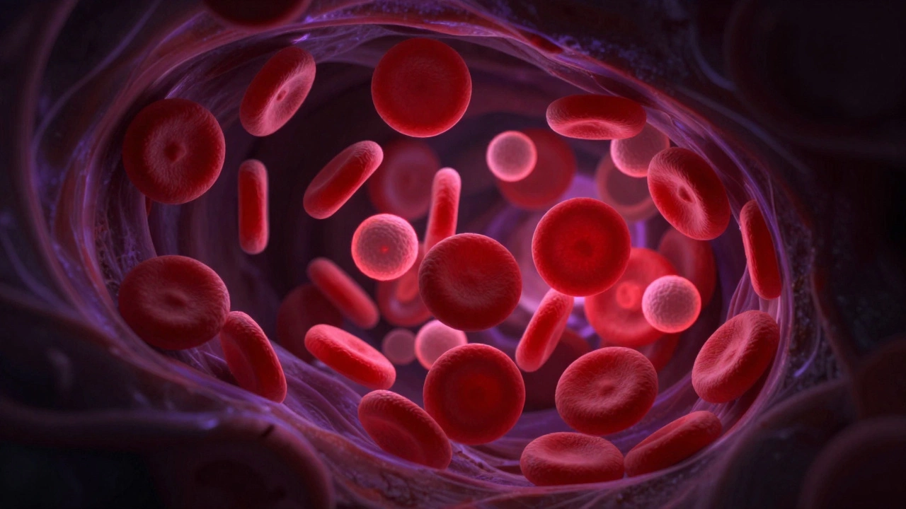 Костный мозг, где незрелые клетки вытесняют здоровые