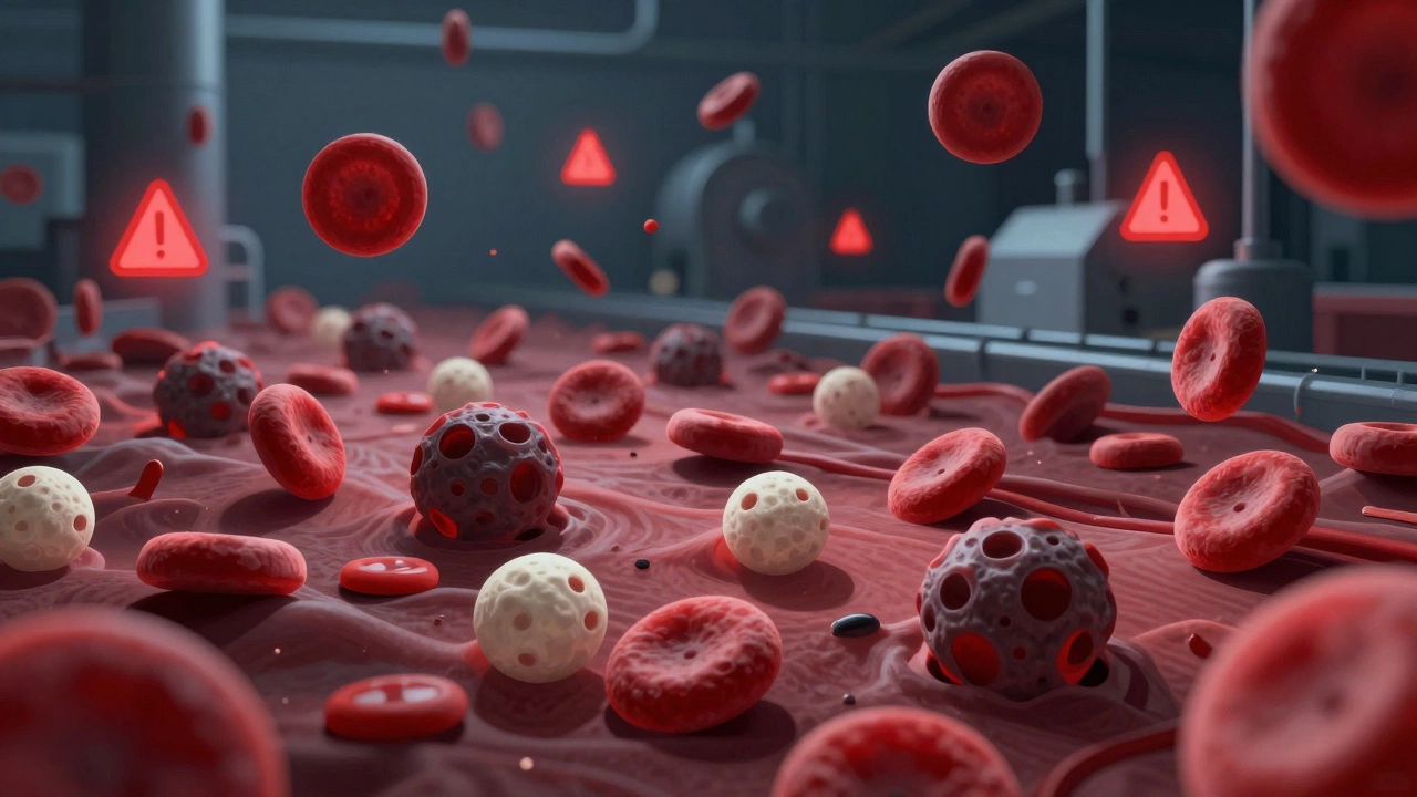 Костный мозг как завод, где здоровые клетки вытесняются незрелыми лейкемическими клетками