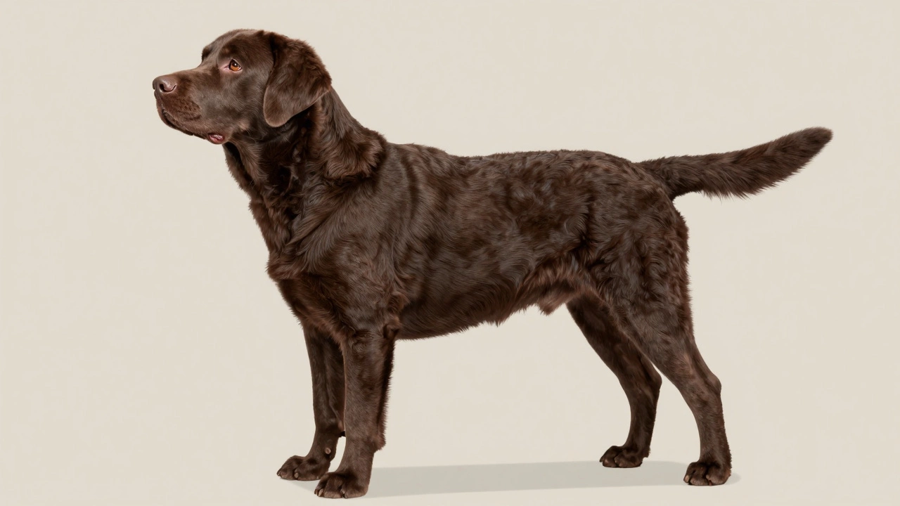 Профиль лабрадора с характерной внешностью породы