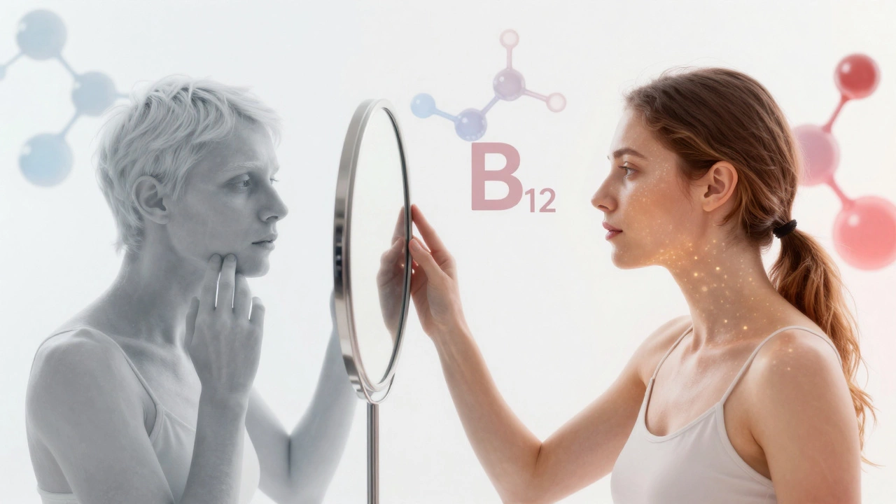 Концепция восстановления здоровья при анемии с символами железа и витамина B12